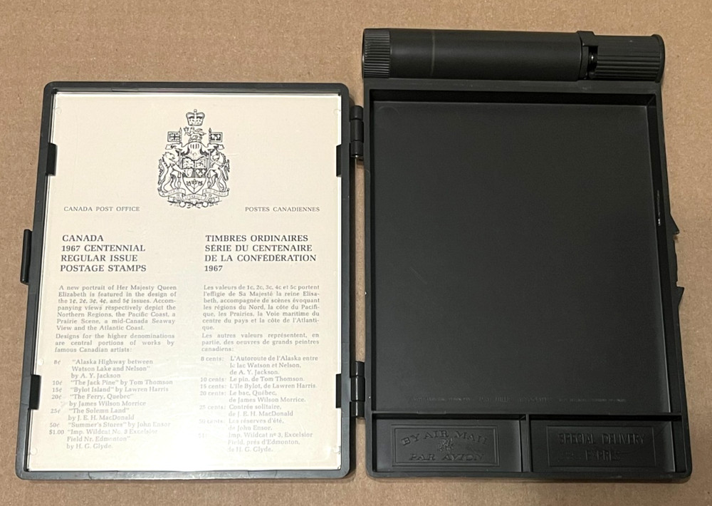 1967 Canada Post Thematic Collection #1 - Centennial Stamp Case