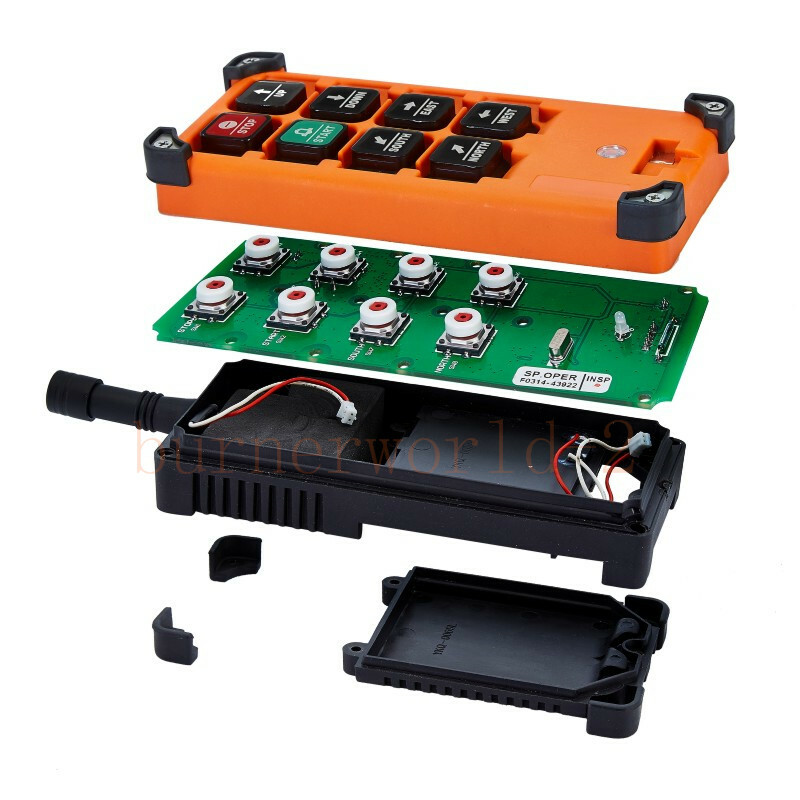 Hoist Crane Wireless Industrial Remote Control Transmitter & Receiver F21-E1B