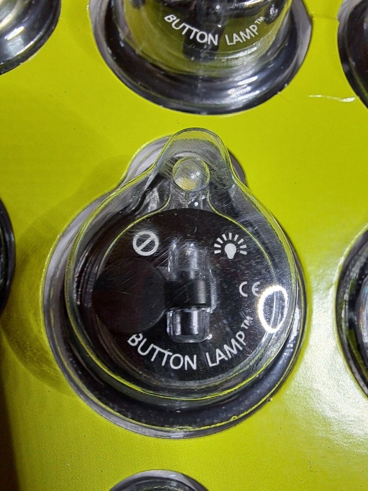 BUTTON LAMP 18 Pack Adhesive LEDs Light Package - Lightweight, Ultra Small