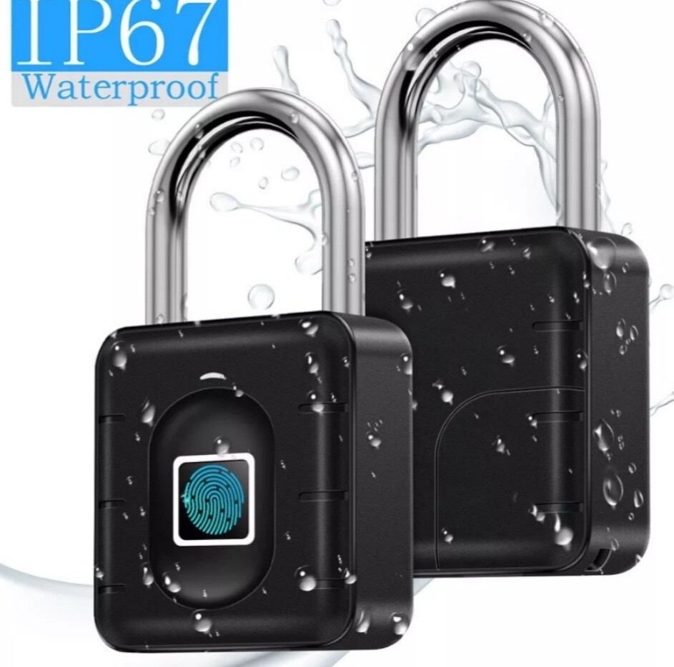 Waterproof Fingerprint Padlock Lock Smart APP Bluetooth Lock Door Keyless