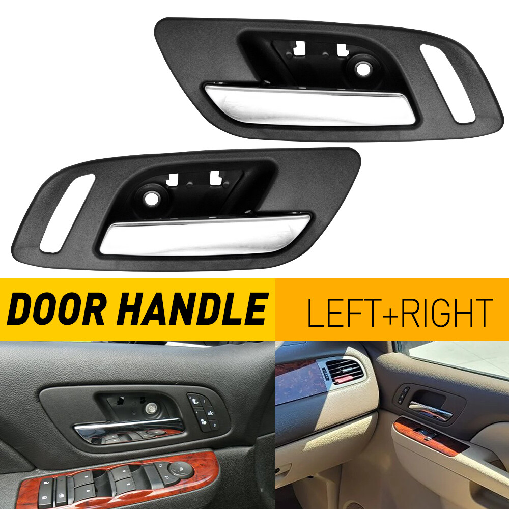 2pcs For 2007-2013 Chevy Avalanche Interior Door Handle Front Left Right Side E