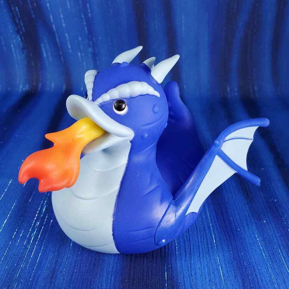 Blue Dragon Rubber Duck Wild Republic NEW!