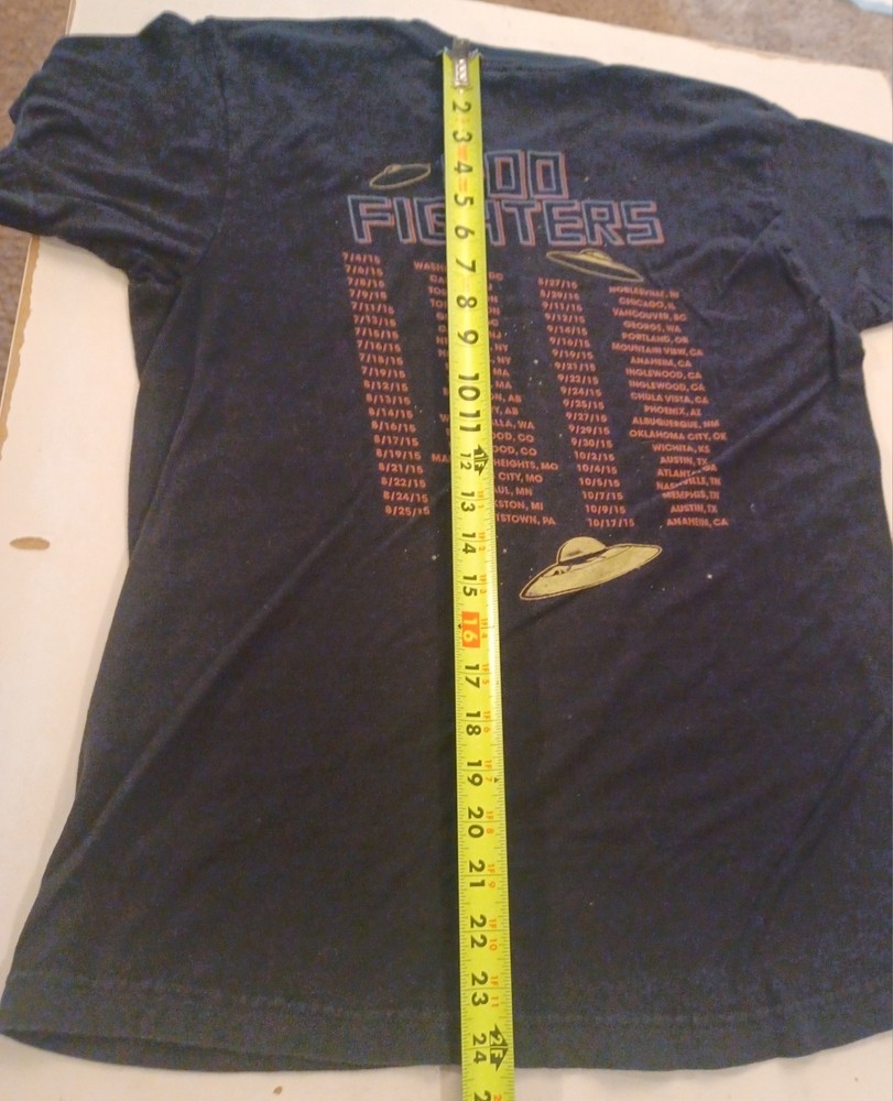Foo Fighters 2015 Tour Medium Tee Shirt