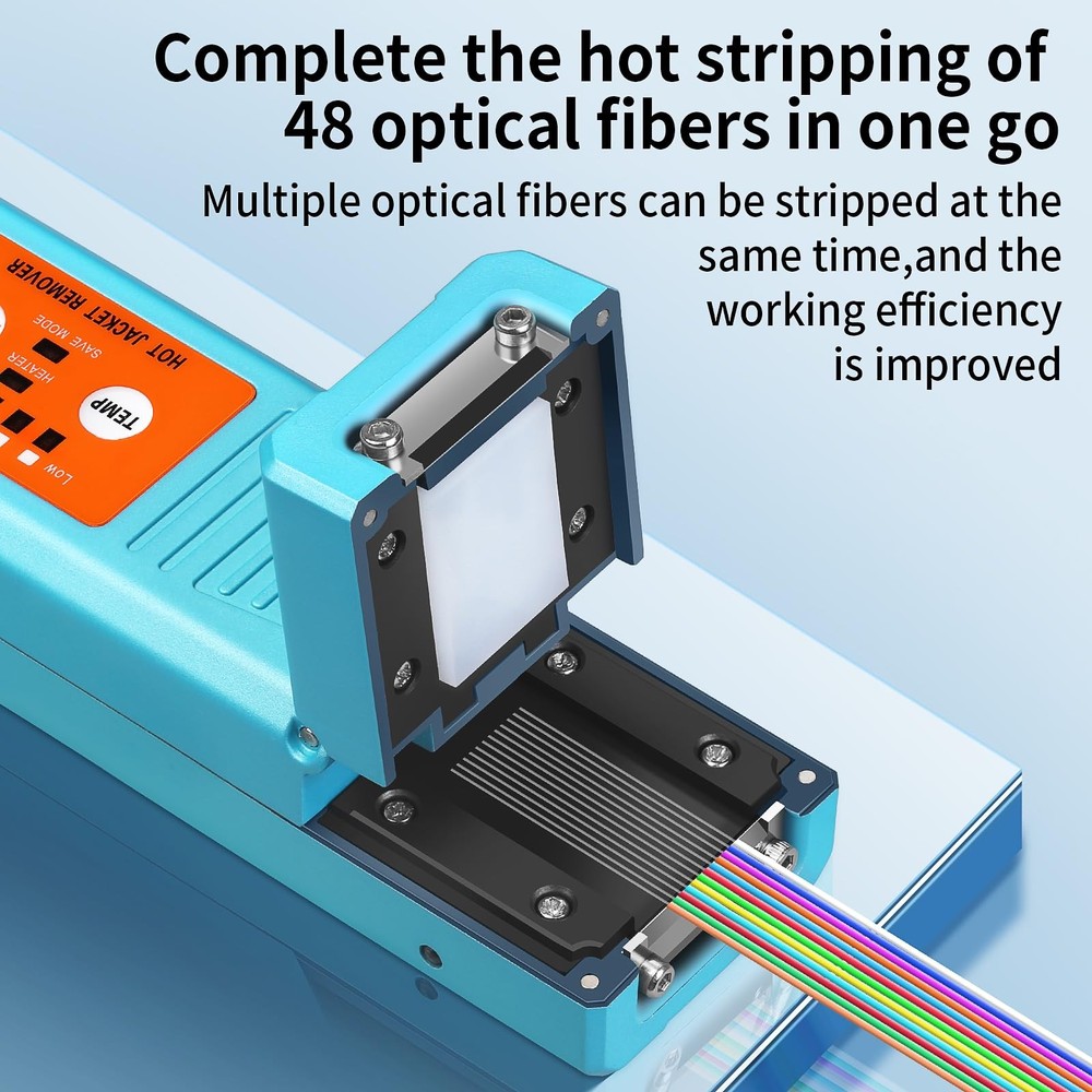 Fiber optical thermal stripper M9 is suitable for 1-48 cores, compatible bare