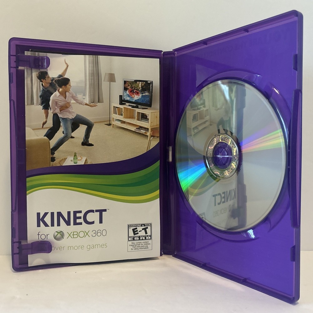 Microsoft Xbox 360 Kinect Motion Sensor Bar 1473 & 3 Games Bundle Tested& Works