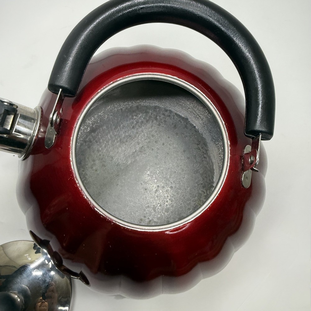 Mr. Coffee Twining 2.1 Qt. Pumpkin Tea Kettle - Red