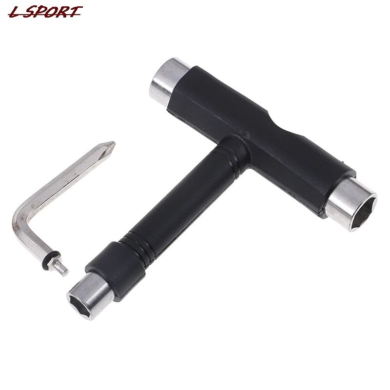 Skateboard T Tool Multi Function Wrench Roller Skate Repair Tool