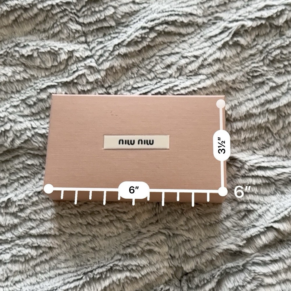 MIU MIU EMPTY BOX 6’’ X 3.50 INCH