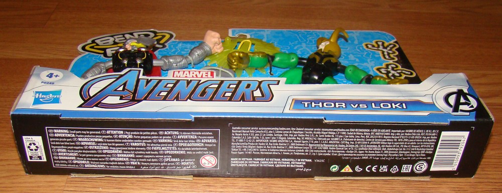 Marvel Comics by Hasbro, Bend and Flex Avengers THOR vs LOKI (F0245)