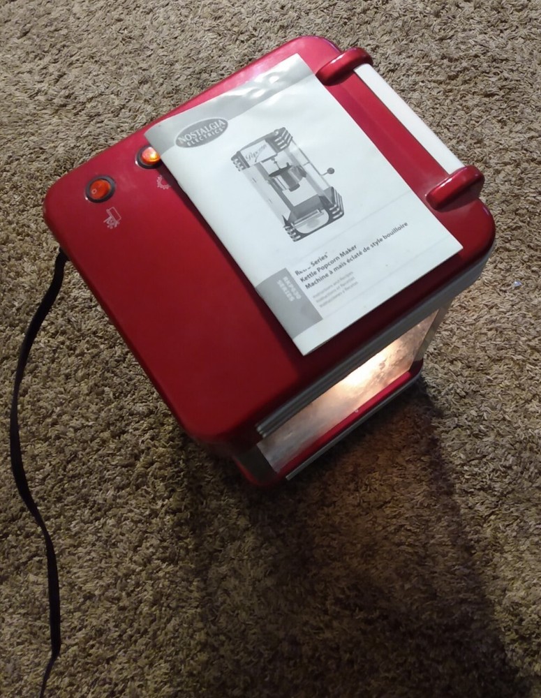 Nostalgia Electrics Kettle Popcorn Maker Retro Series