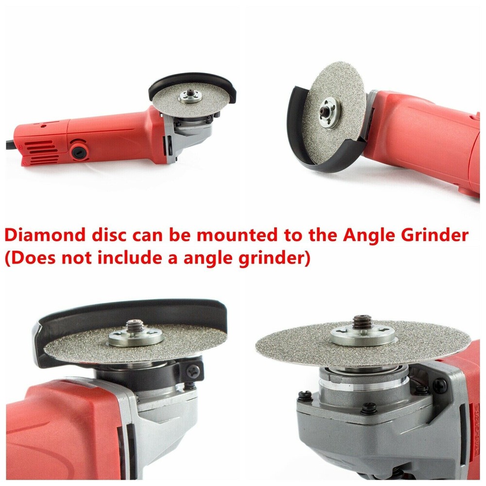 6 inch Diamond Grinding Disc Wheel 3000 Grit Fine Lapidary Coated Flat Lap Disk