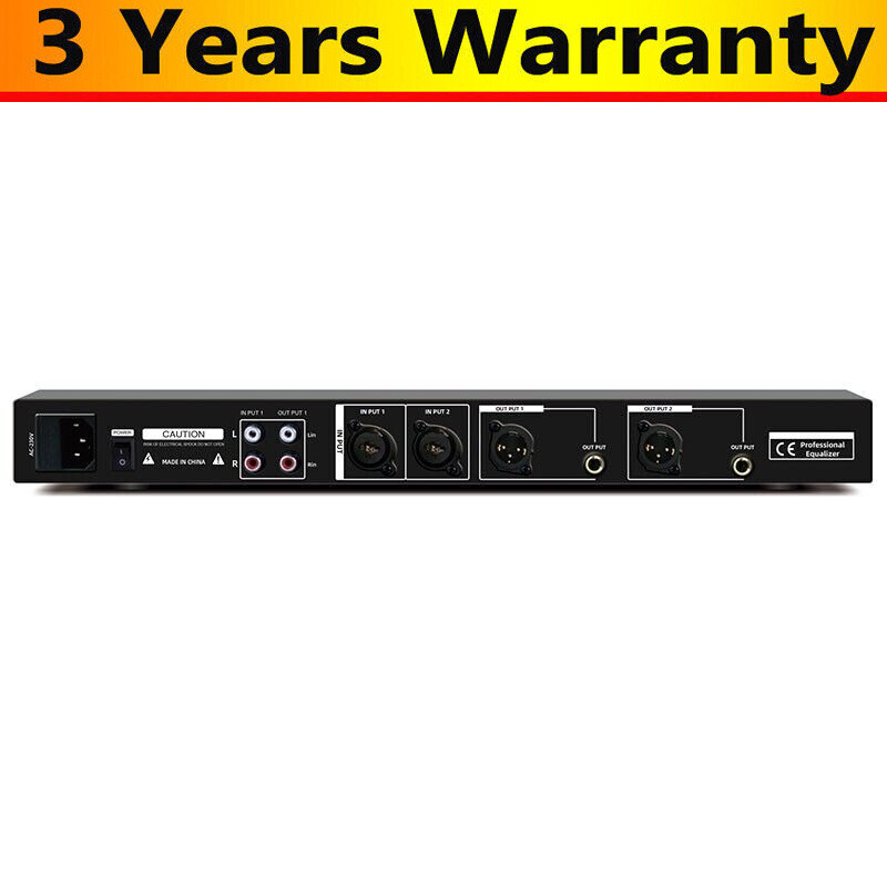 EQ-A31 Professional 31 Band Equalizer Digital Equalizer for Stage Home Karaoke