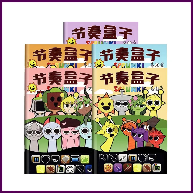 Sprunki Cartoon Sketch Copy Album Drawing Beginner Study Zero Foundation
