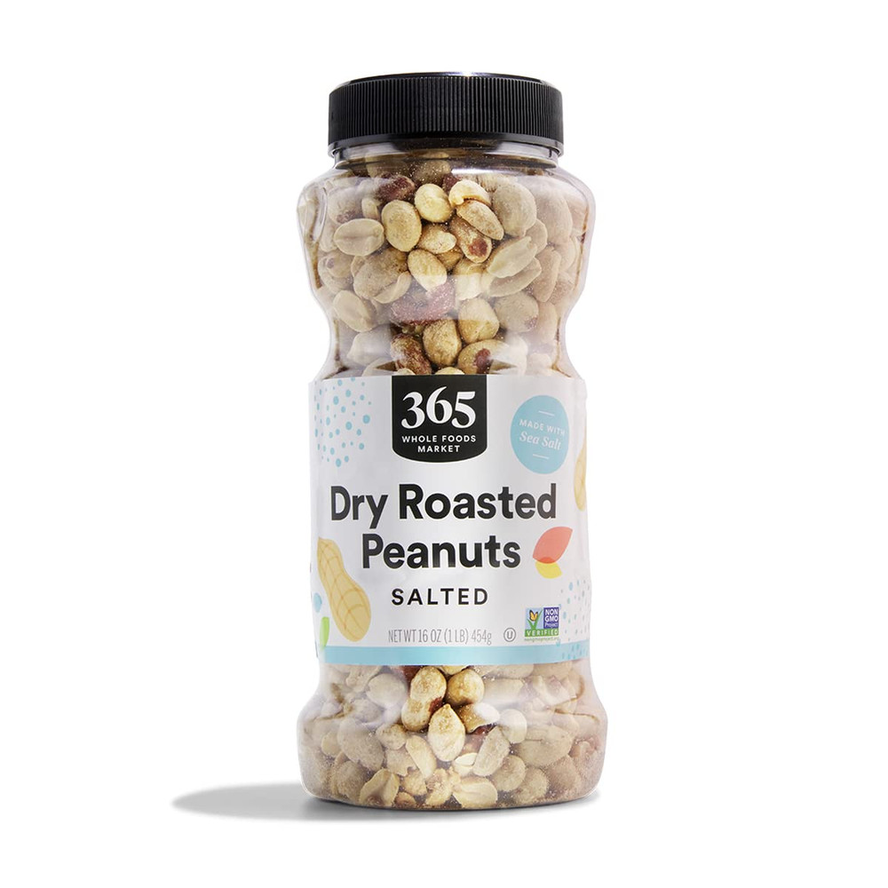 , Dry Roasted and Salted Peanuts, 16 Ounce