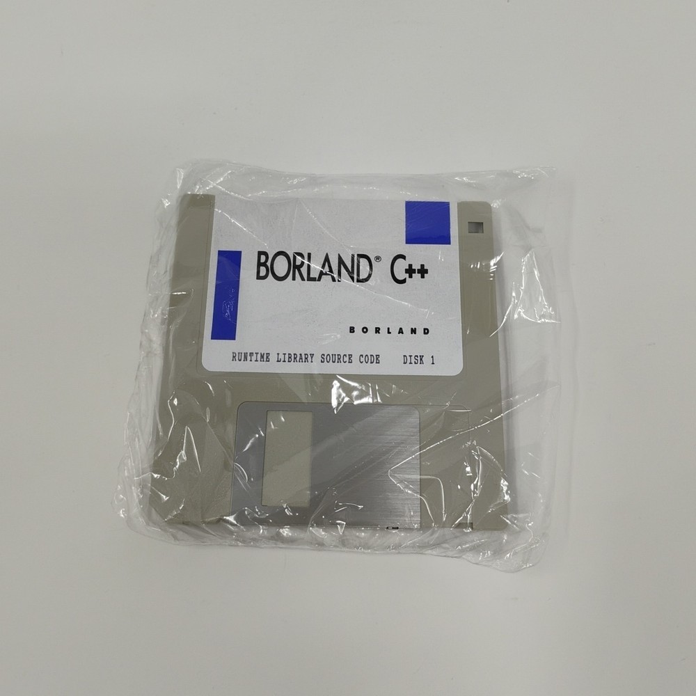 Borland C++ 3.1 Programming Debugger Assembler Sealed 3.5" Diskettes & Manuals