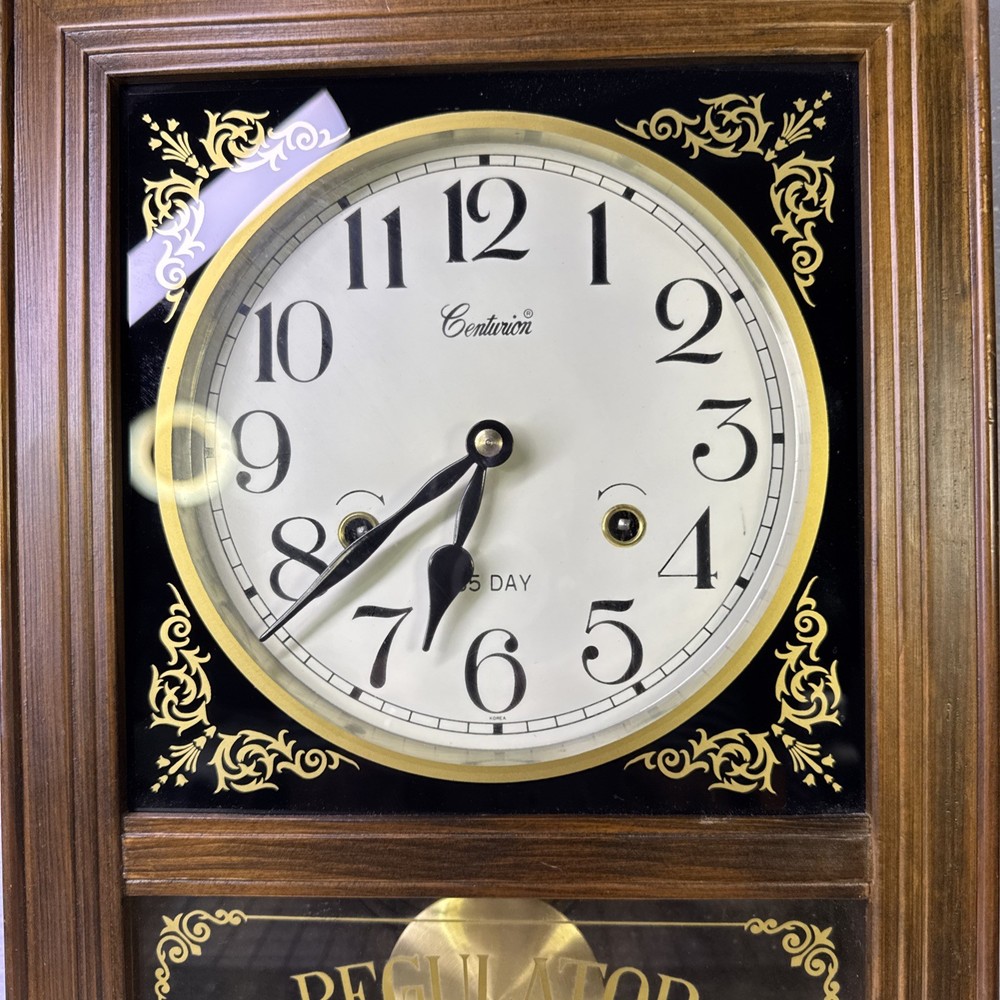 Vintage Centurion 35 Day Wall Clock w/ Key