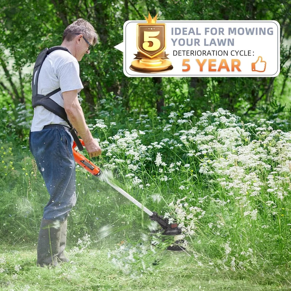 10 Pack Weed Eater String Compatible with Black+Decker, AF-100 0.065" Weed Wacke