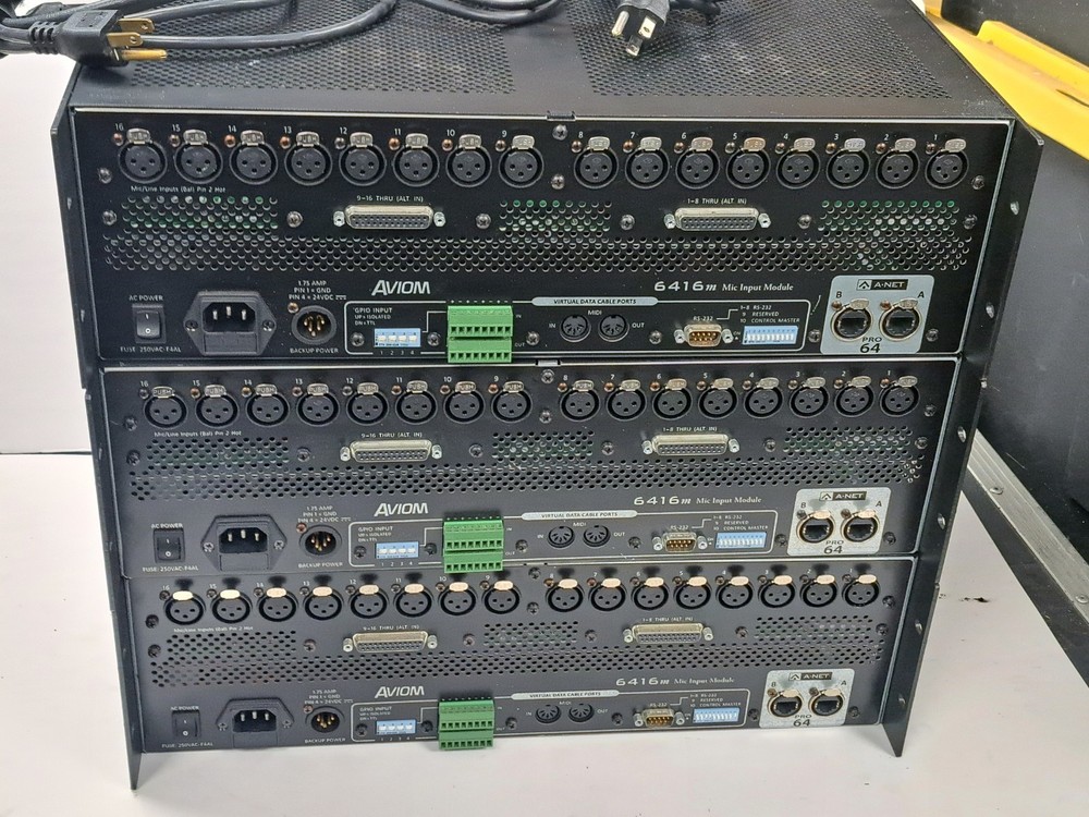 Aviom 6416m 16-Channel Mic Input Module