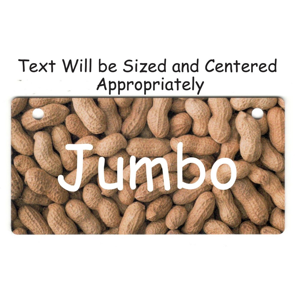 Peanuts Design   Personalized 5" x 2.5" Dog Crate Tag