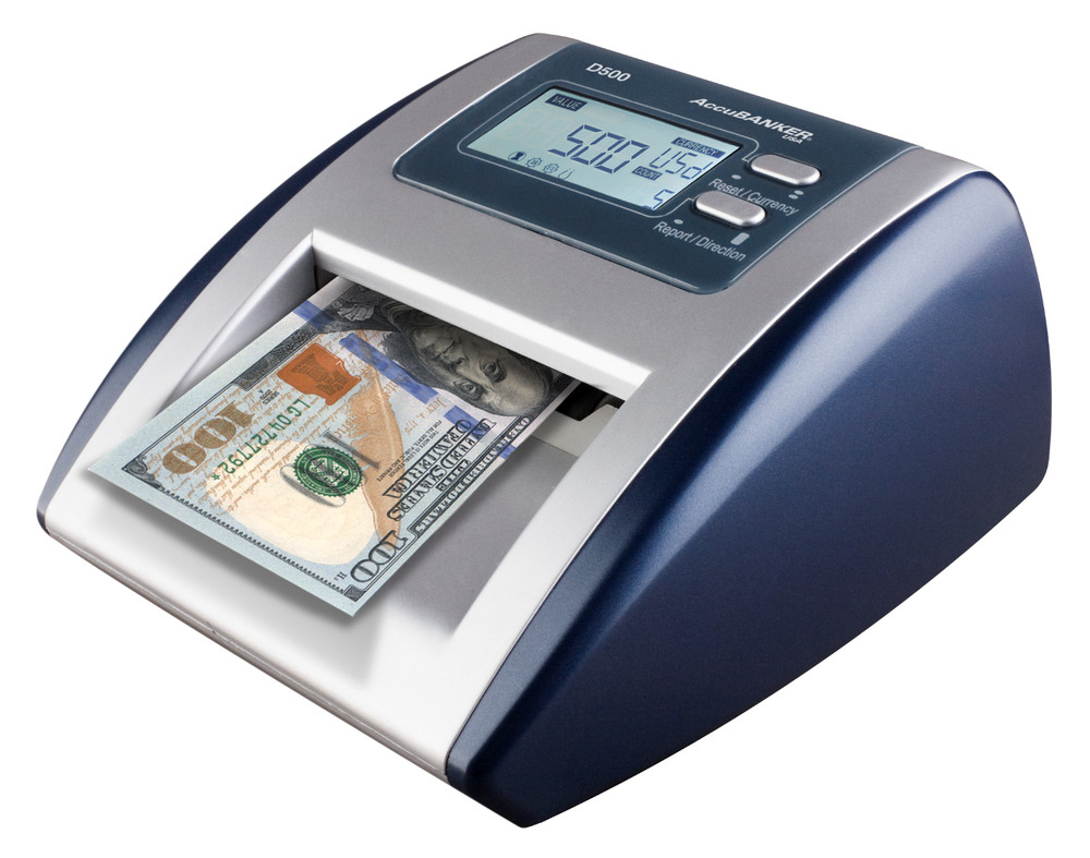 AccuBANKER D500 Counterfeit Bill & Value Detector