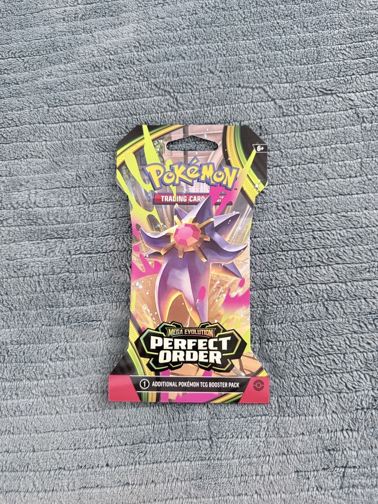 Pokémon TCG: Mega Evolution—Perfect Order Sleeved Booster Pack, 1 Pack Sealed