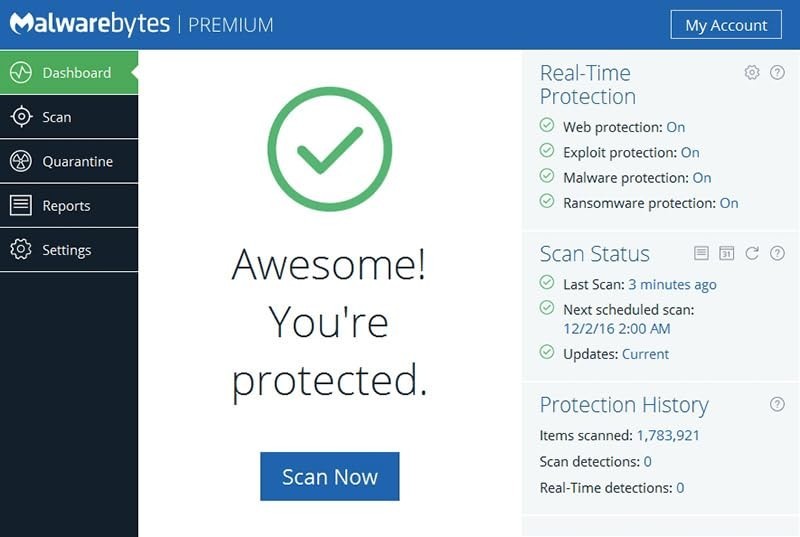 Malwarebytes Premium 2026 Win, Mac, iOS, Android 5 Device 1 Year Same Day Email