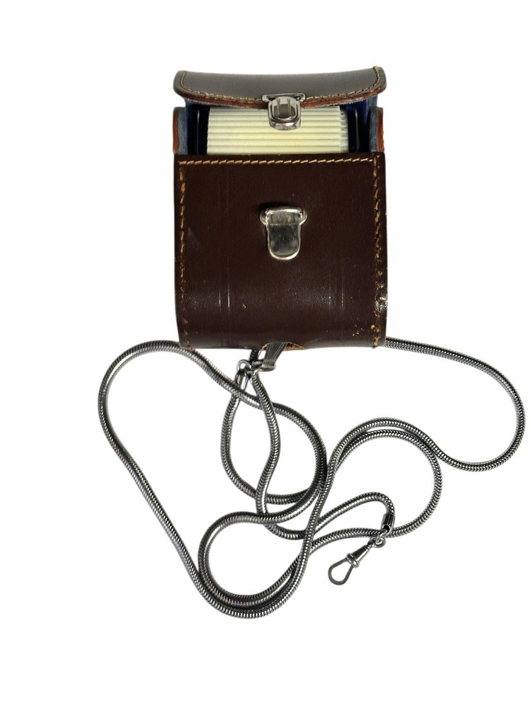 Vintage Gossen Sixtomat Selenium Light Meter w/ Case & Chain