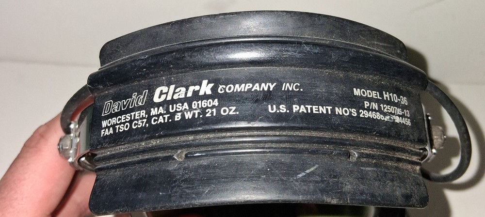 David Clark H10-36 Headset With Attached Mic