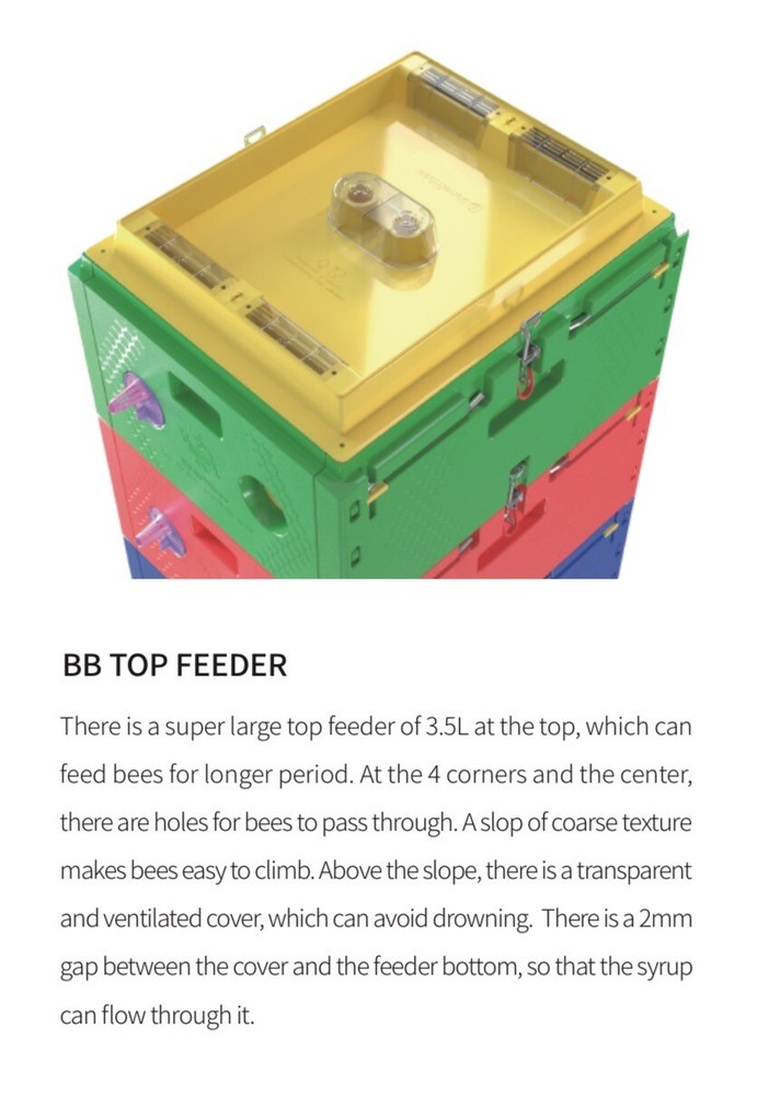 BeeHive Plastic Langstroth Size - 3 layers INSULATED Plastic Beehive- 3 LAYERS