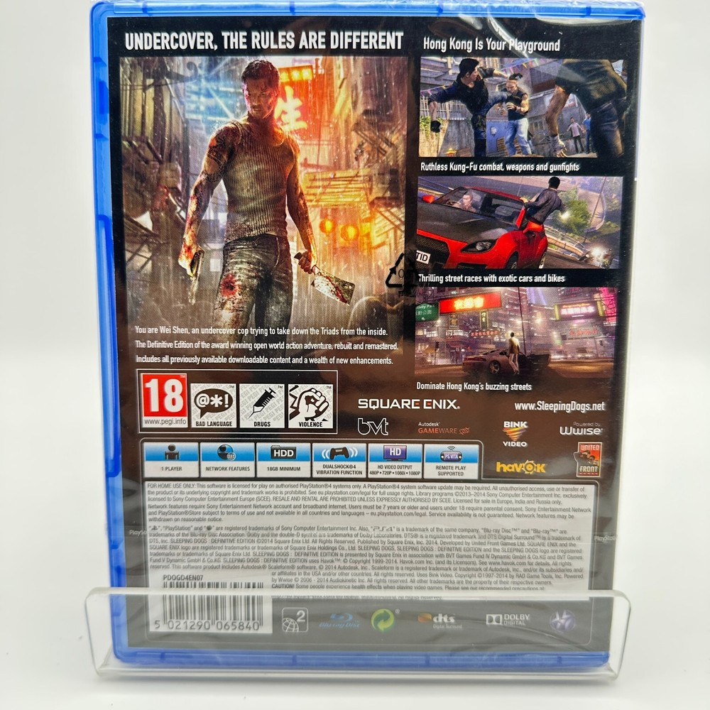 Sleeping Dogs PS4 Definitive Edition PlayStation 4