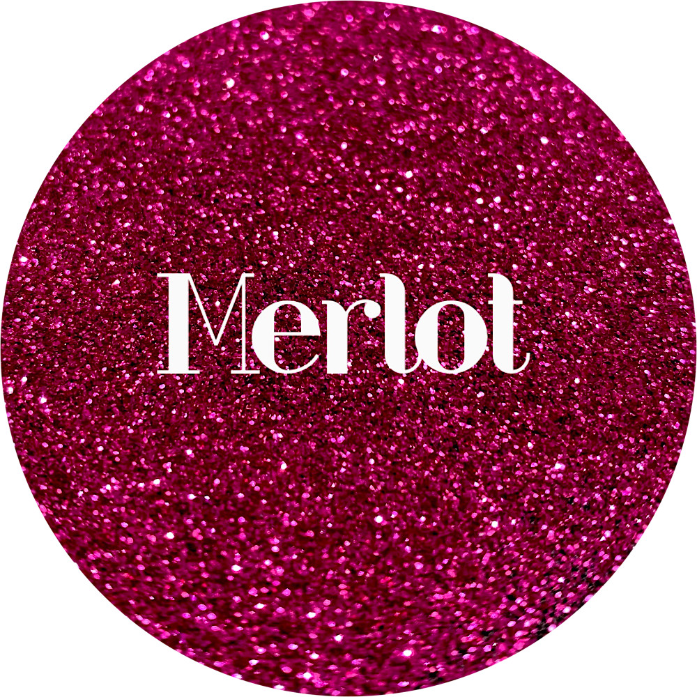 Premium Polyester Glitter - Pink Maroon Metallic Fine