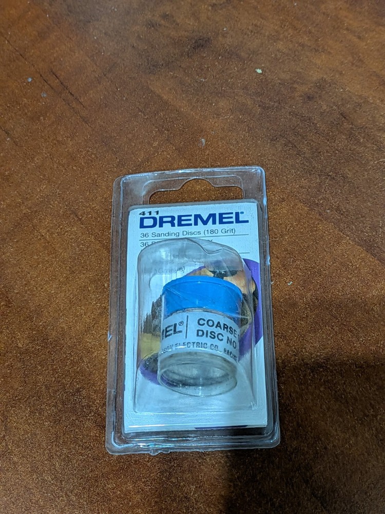 Dremel - #411 - 36 Snading Discs (180 Grit) - NOS