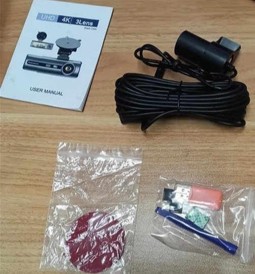 Three channel dash camera