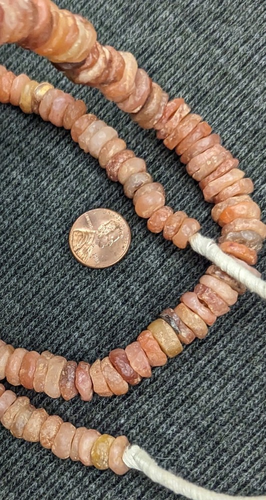 ANCIENT STONE DISC BEADS - Trade Beads