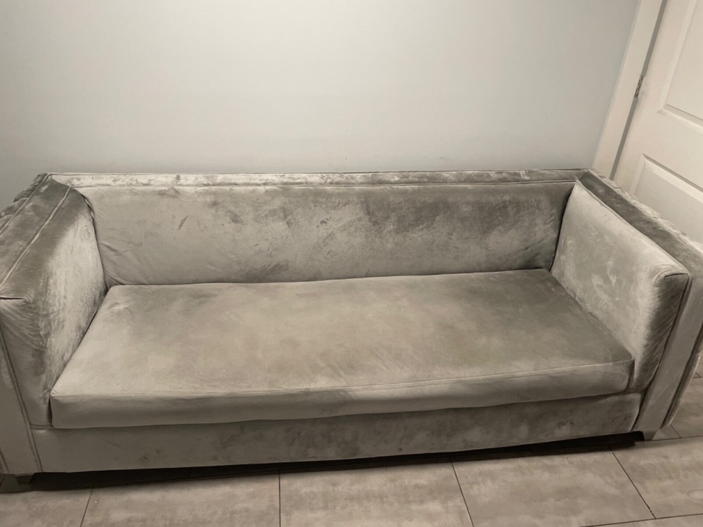 velvet couch