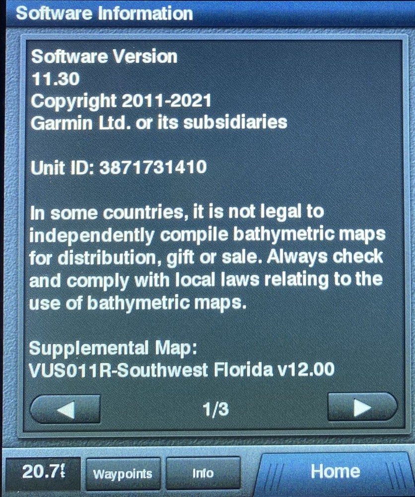 Garmin GPSMap 8208 Touchscreen 8" MFD Display (Excellent Cond) Tested~Updated*