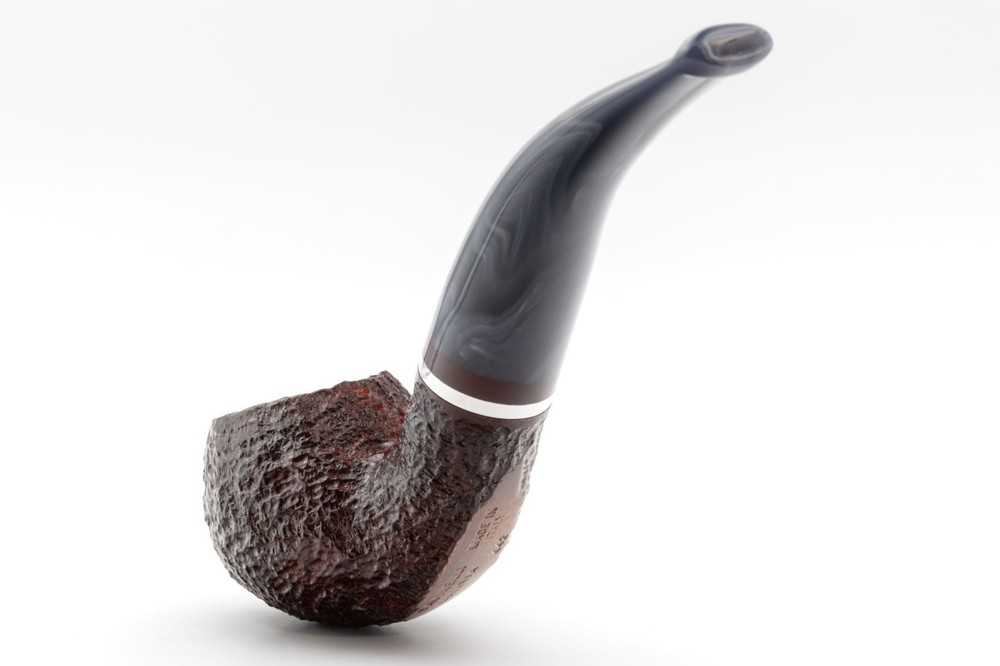 SAVINELLI "LUNARIA" RUSTIC 642 BENT APPLE 9MM BRIAR PIPE