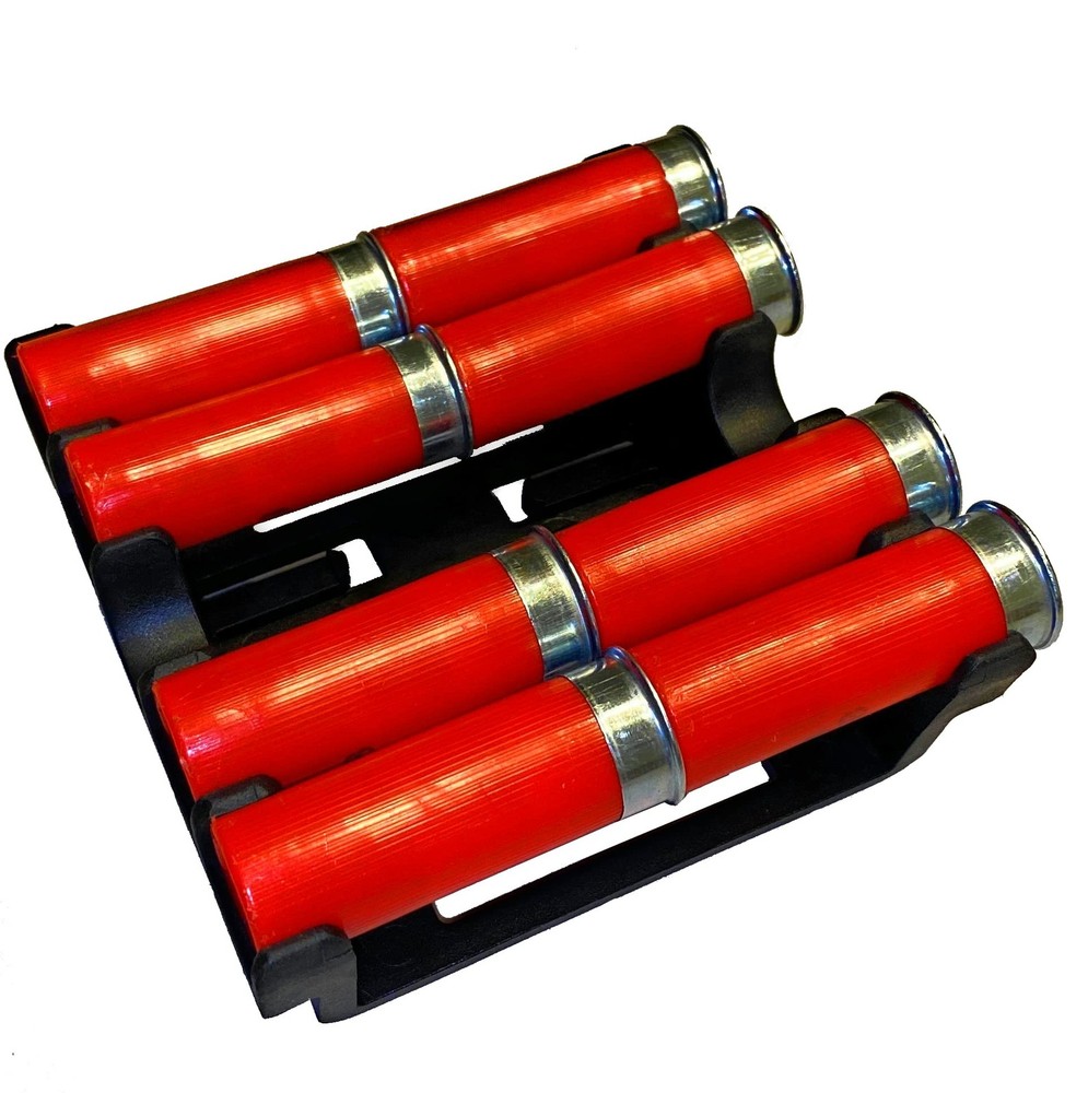 Quad Loader Caddy for 12 Gauge Speed Loader Shell Holder Ammo Storage 8 RD