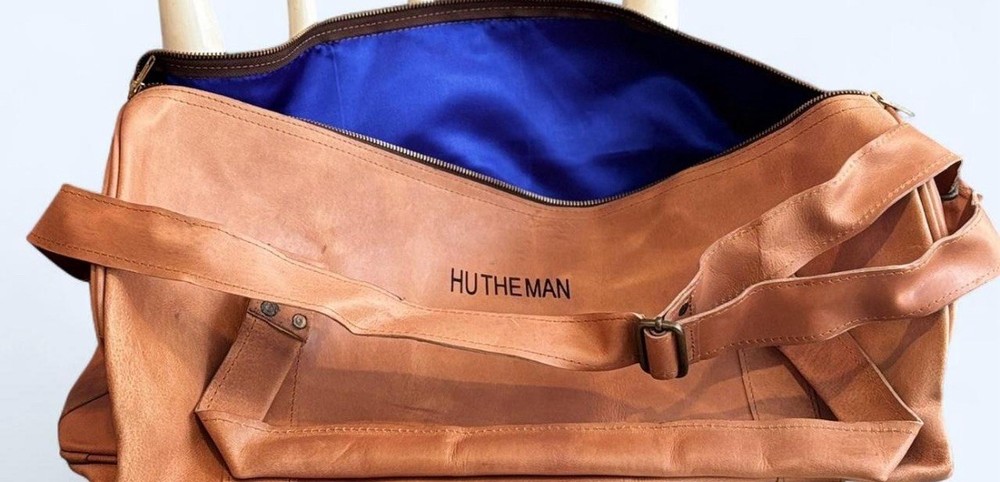 Veg Tanned Leather Duffel Bag