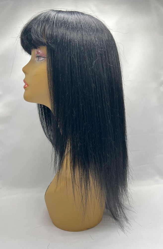 Human hair mannequin head
