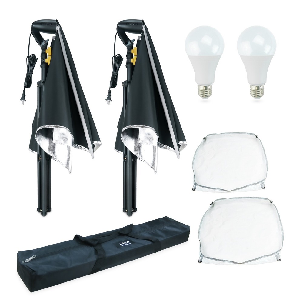 LINCO 2 Softbox Light Kit Photo Studio Photography Continuous Lighting Stand Set