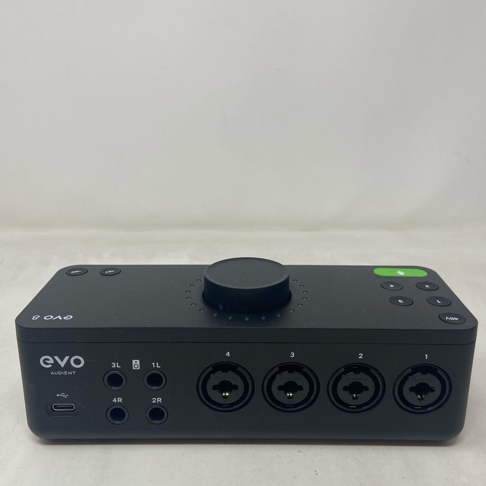 Audient EVO 8 USB-C 4x4 Audio Interface - Black