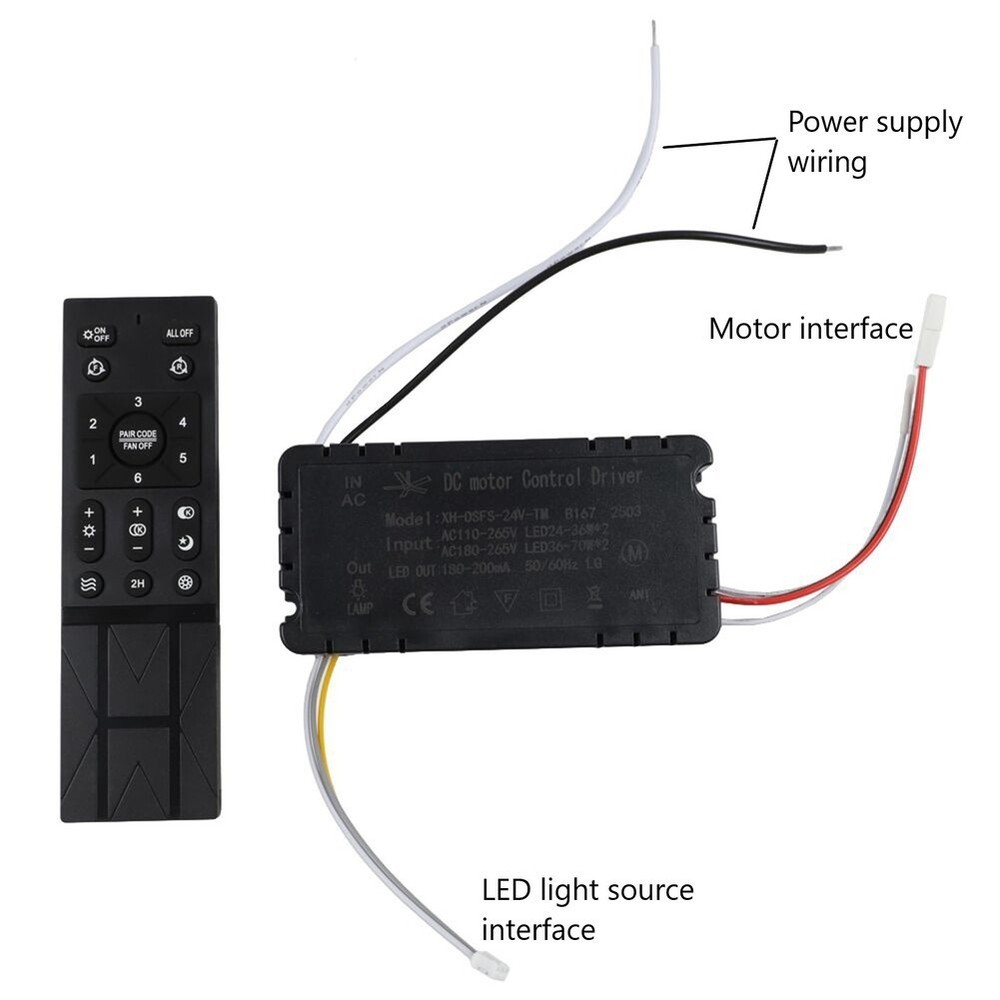 Ceiling Fan Light Remote Control Wireless Dimming Controller Driver Accessories