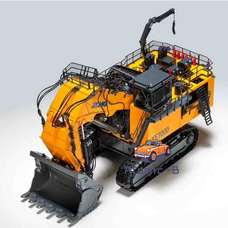 XCMG 1/50 XE7000 Mining Excavator Alloy Engineering Static Model