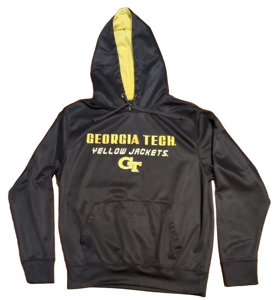 Georgia Tech Yellow Jackets Blue Pullover Hoodie Campus Heritage Size Large