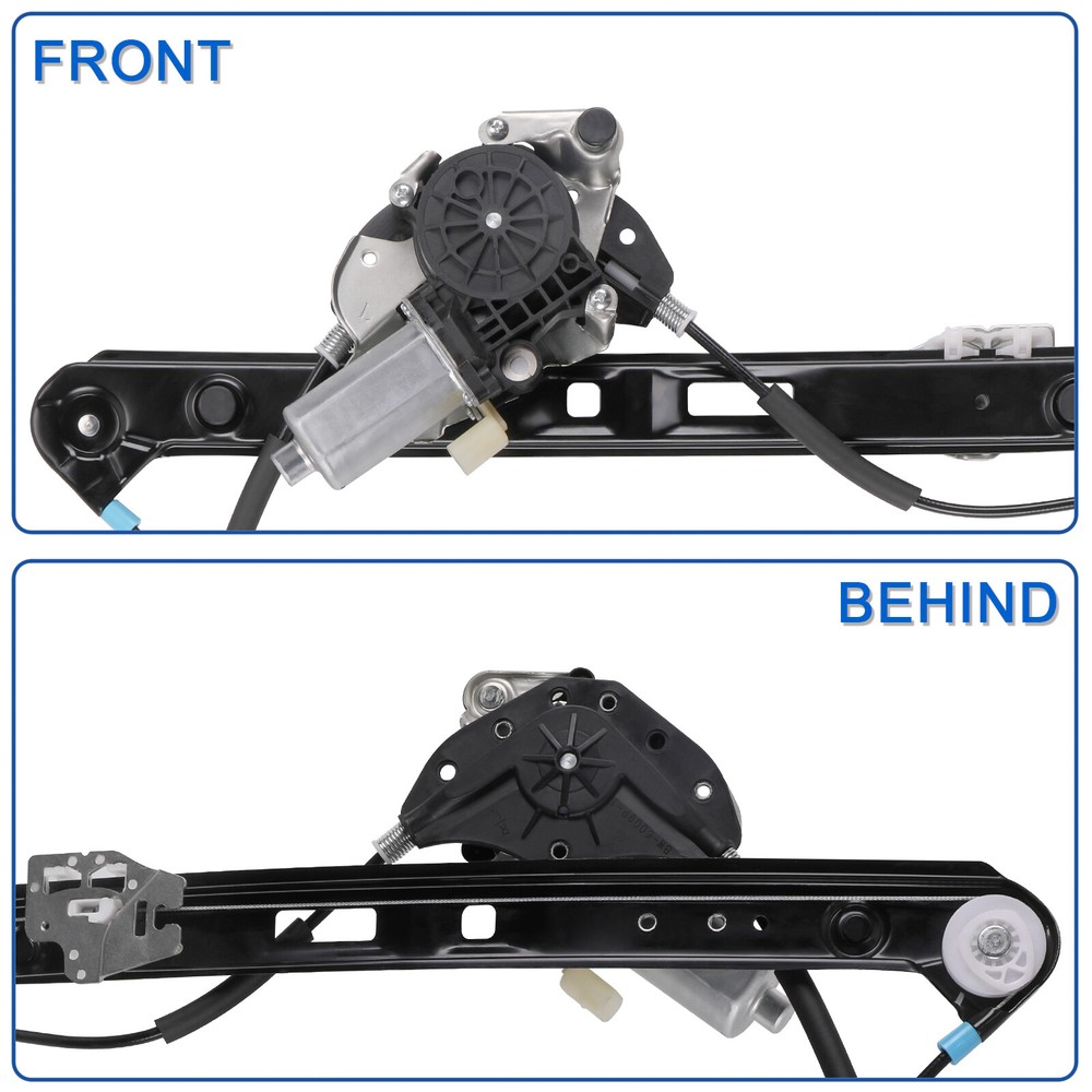 Front Power Window Regulator w/ Motor Driver Side Left LH for BMW E46 3 Series