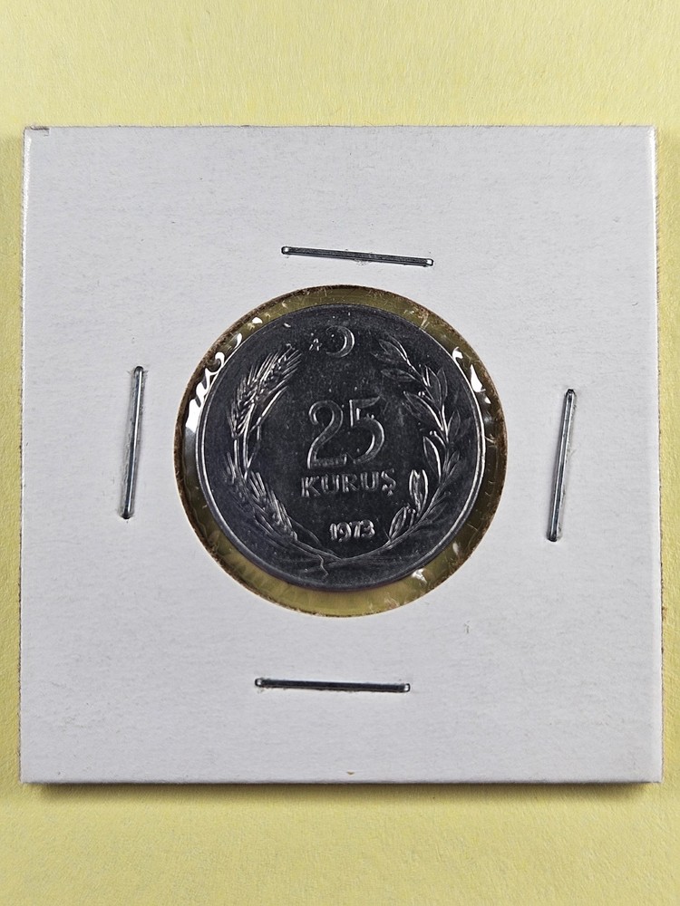 COINS - TURKEY - 25 KURUS 1973