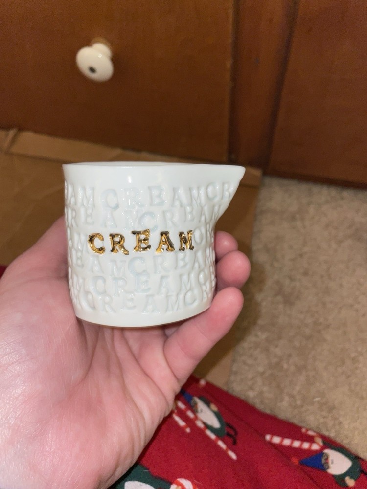 Handmade Stepanka pottery cream