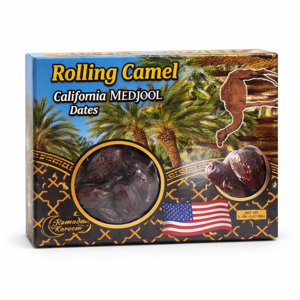 Rolling Camel California Medjool Dates (4 lb)FRESH