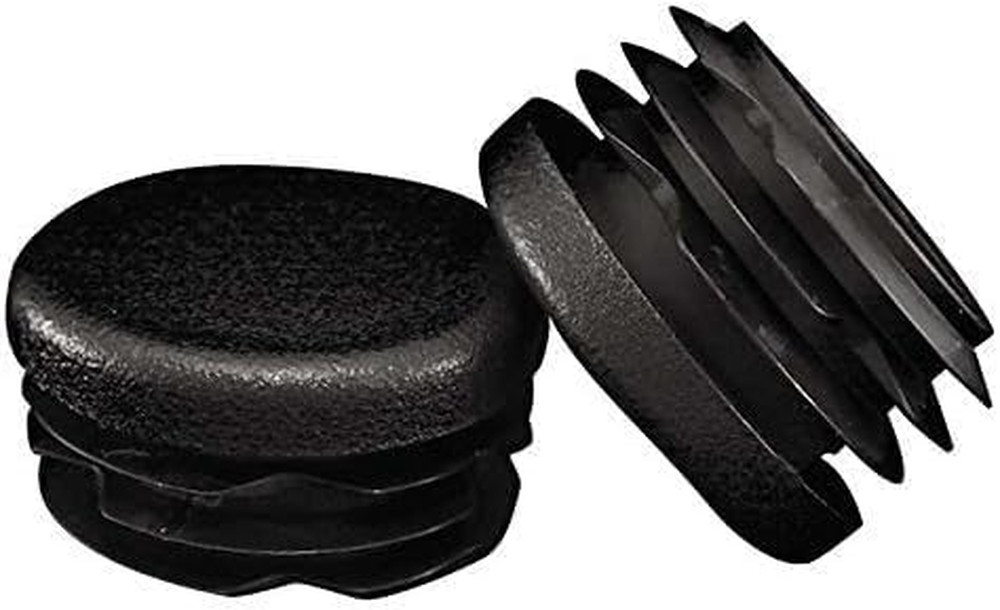 Prescott Plastics 2" Round Plastic Plug Insert Black 4 Pack